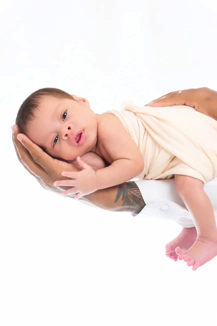 BreathArt newborn portrait