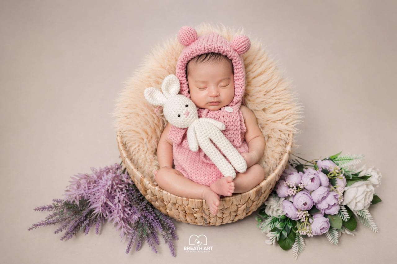 BreathArt newborn portrait