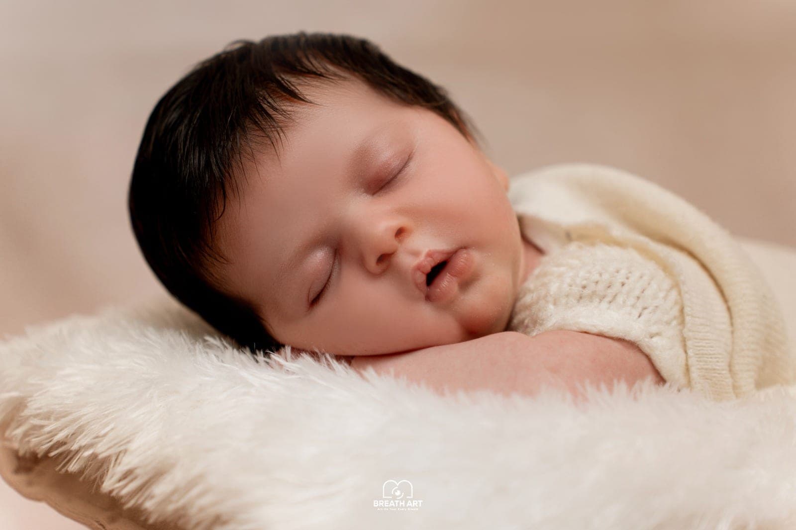 BreathArt newborn portrait