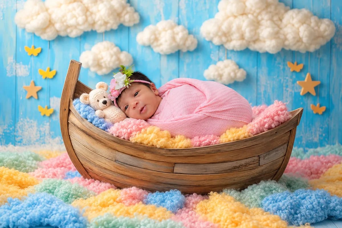 BreathArt newborn portrait