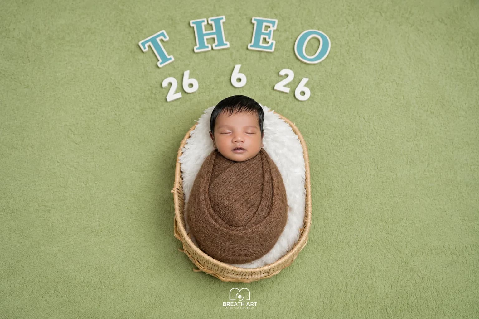 BreathArt newborn portrait