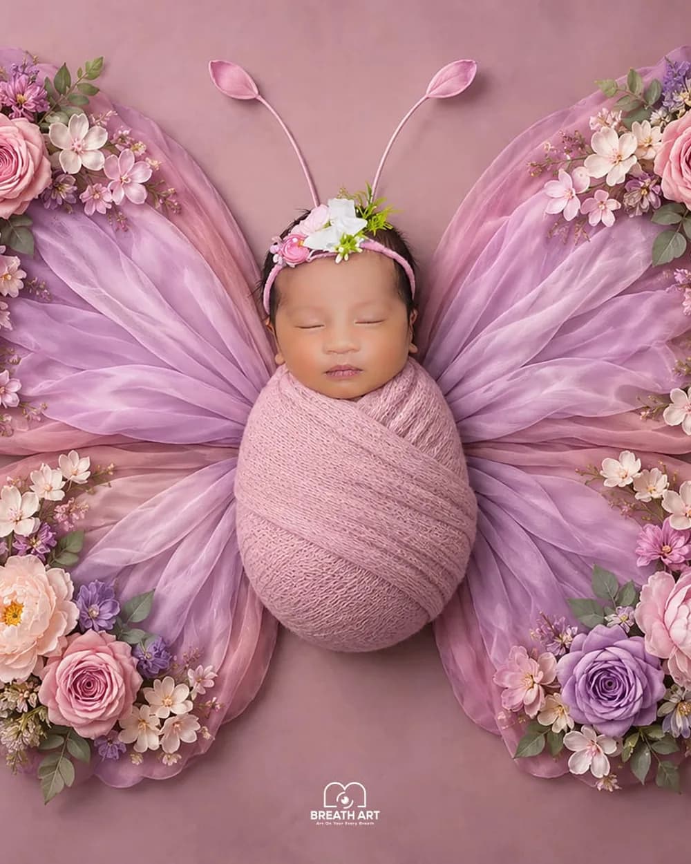 Butterfly Dreams newborn photoshoot theme