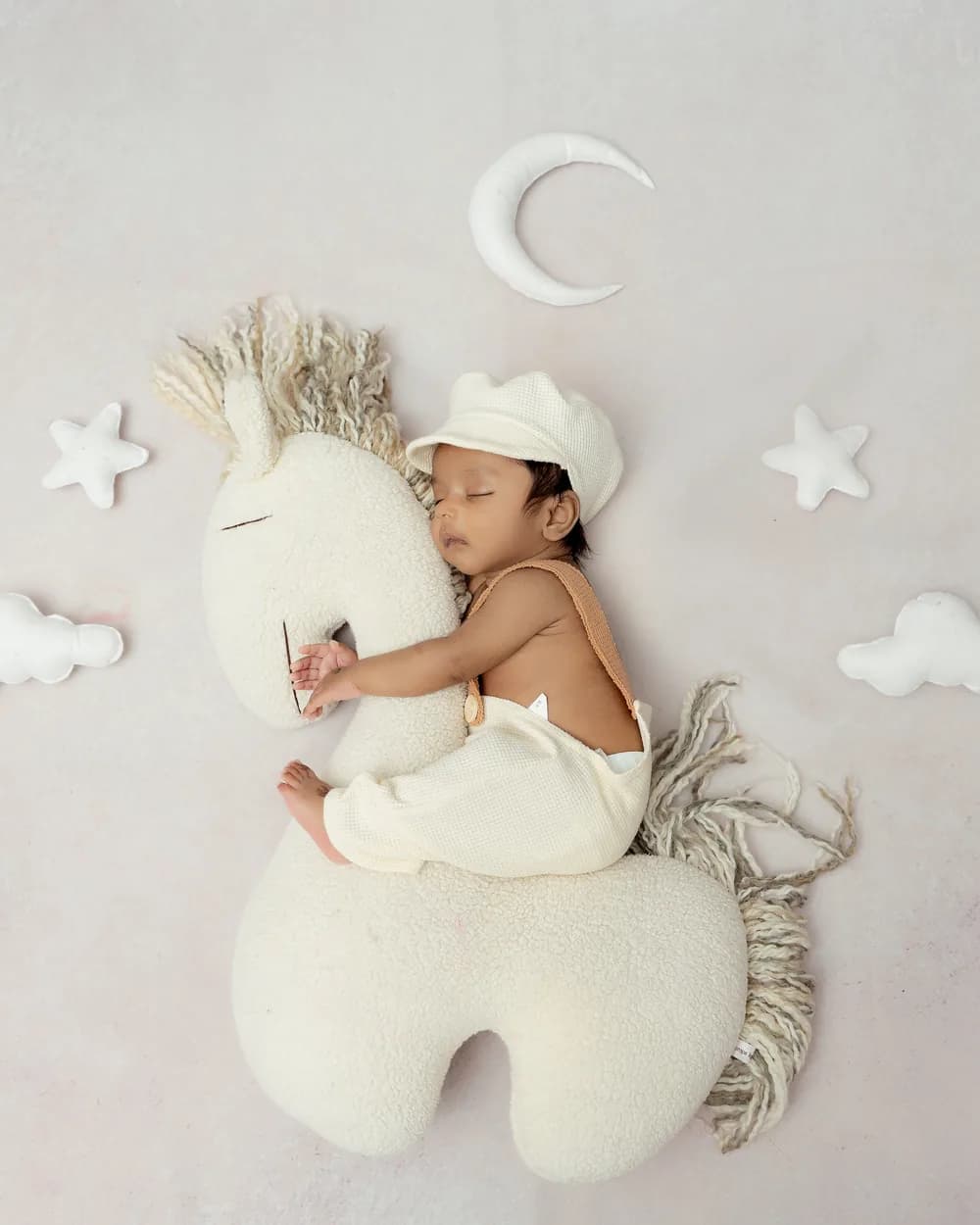 Dreamy Pony newborn photoshoot theme